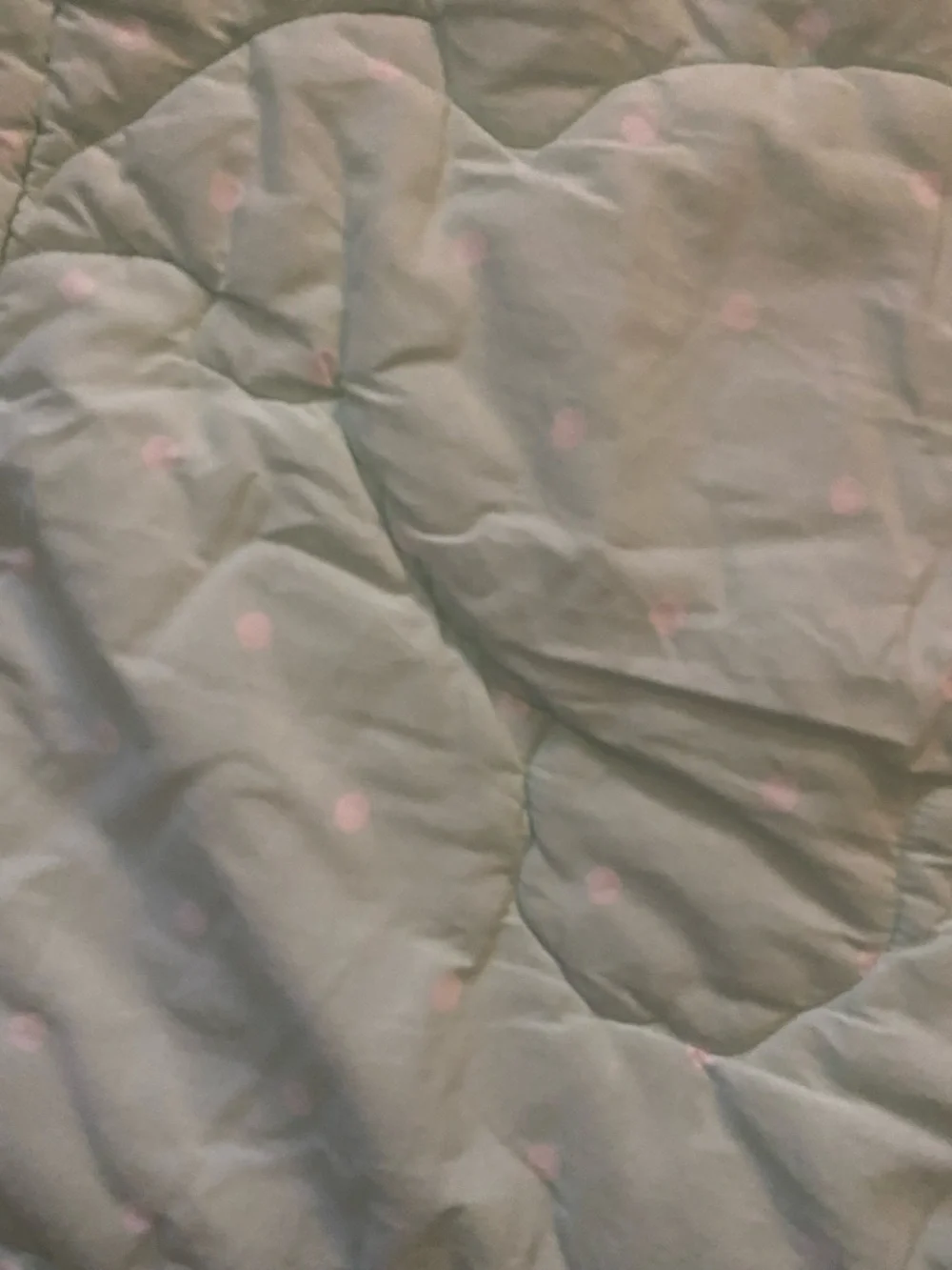 Cloud Island Floral Fields Pink Quilted Crib Comforter Watercolor Bloom 40x31